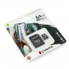 Paměťová karta Kingston Canvas Select Plus microSD 64 GB 100 MB / s UHS-I třída 10 s adaptérem - zdjęcie 2