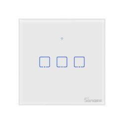 Sonoff T1EU3C-TX - nástěnný spínač - 433MHz / WiFi - 3kanálový *