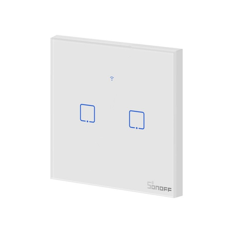 Sonoff T1EU2C-TX - spínač dotykového světla - WiFi