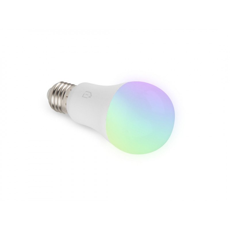 LED žárovka Lanberg RGBW E27, 9 W, 800 lm, teplá barva Tuya Smart Life
