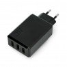 Green Charge Source 3 x USB 30W napájecí zdroj s rychlým nabíjením Ultra Charge a Smart Charge - zdjęcie 1