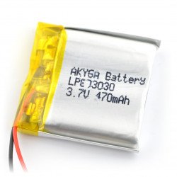 Akyga 470mAh 1S 3,7V Li-Pol baterie