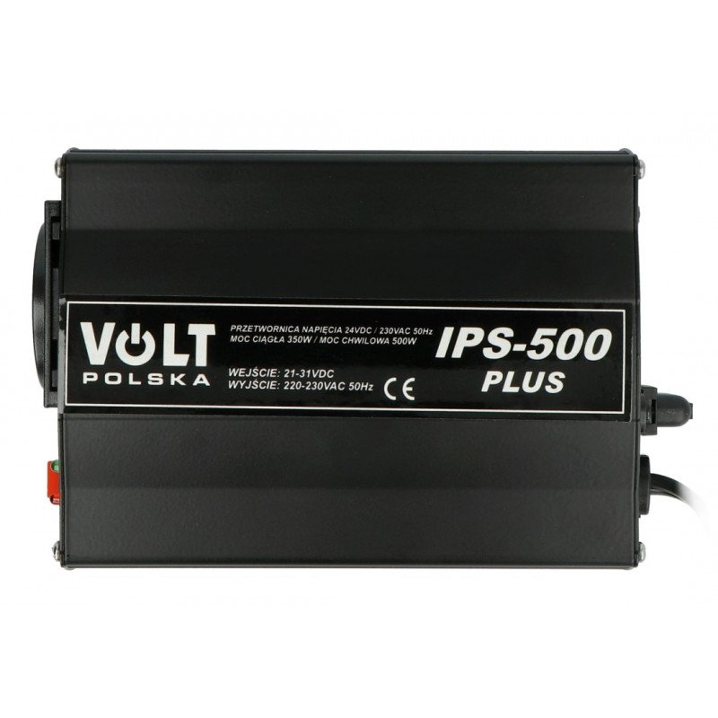 DC / AC stupňový převodník 24VDC / 230VAC 250 / 500W - auto - Volt IPS-500 Plus