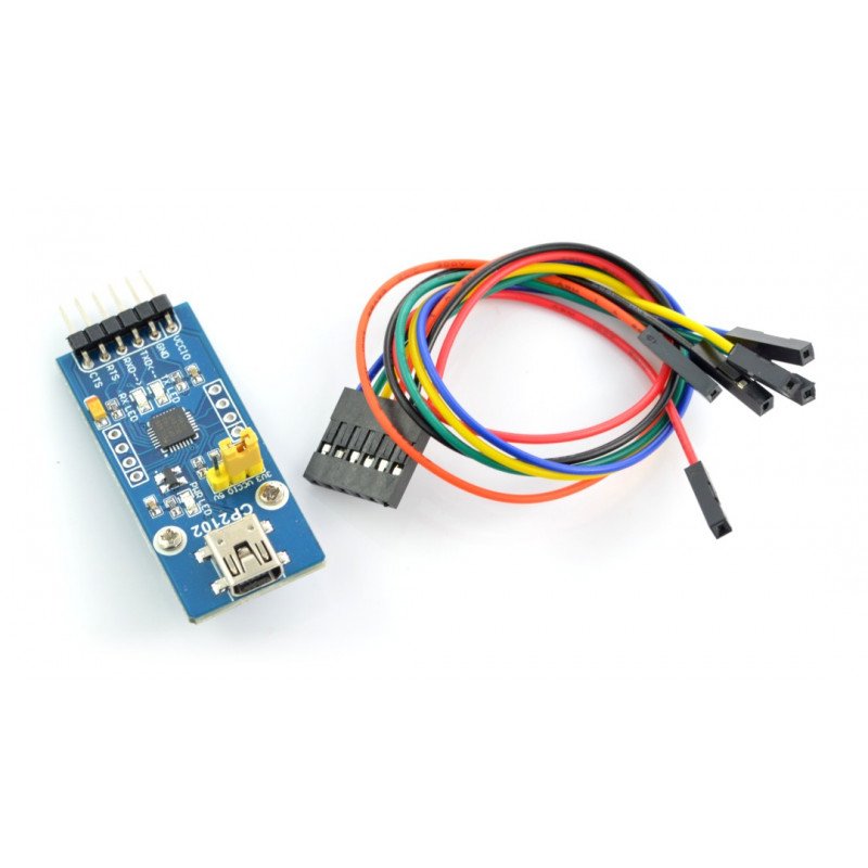 Převodník USB-UART CP2102 - miniUSB zásuvka