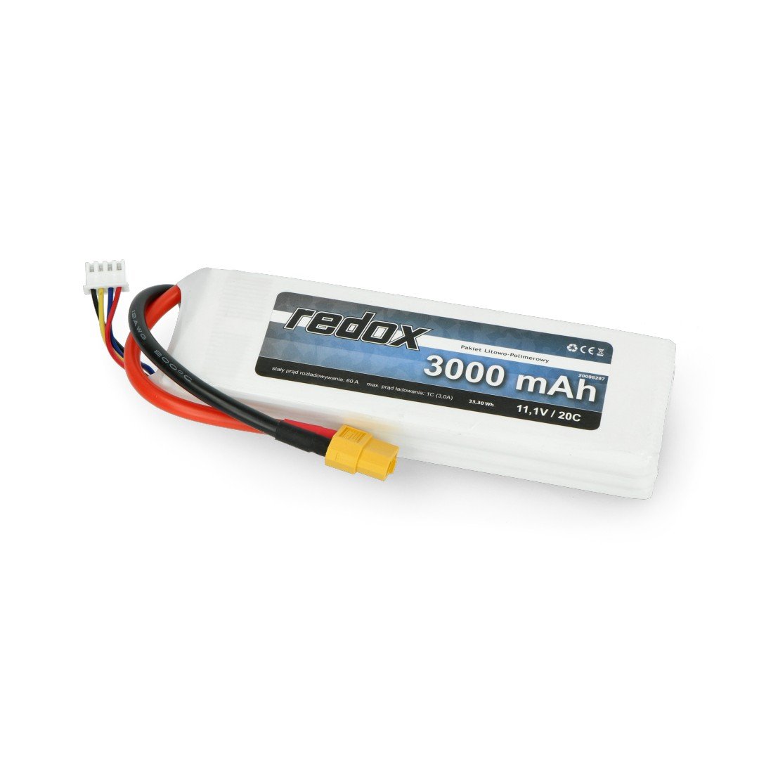 Balíček Li-Pol Redox 3000 mAh 11,1 V 20C