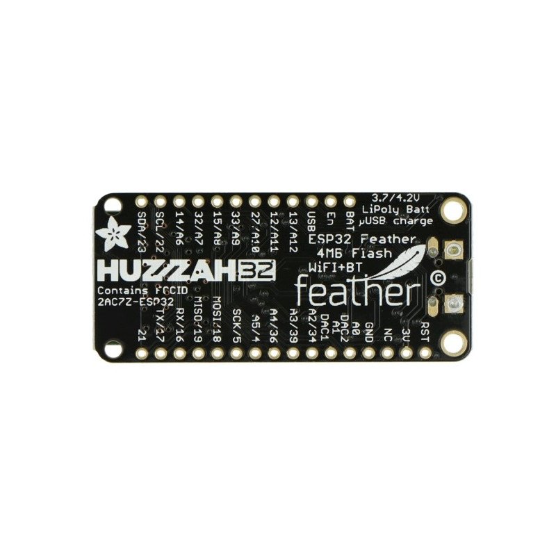 Adafruit Feather Huzzah ESP32 - WiFi modul, Bluetooth GPIO