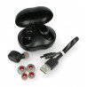 Sluchátka Xblitz UNI PRO 3 - Bluetooth s mikrofonem - černá - zdjęcie 4