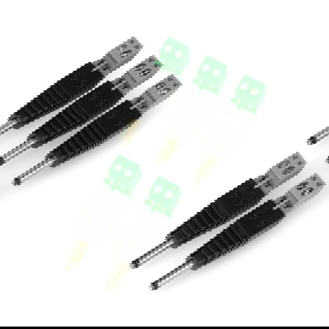 DC 5,5x2,5mm zástrčka s oddělitelným proužkem