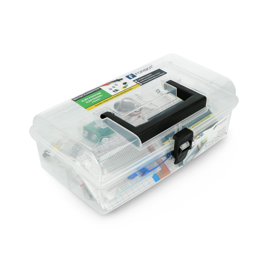 FORBOT - základní kurz elektroniky + gadgety a Box (verze PLUS)