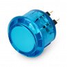 Arkádové tlačítko Adafruit 3,3 cm průhledné - modré - zdjęcie 1