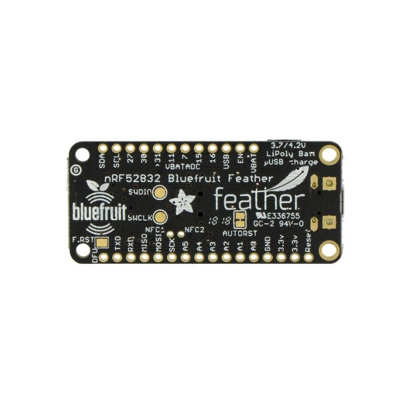 Adafruit Feather nRF52 Pro Bluetooth LE - kompatibilní s myNewt