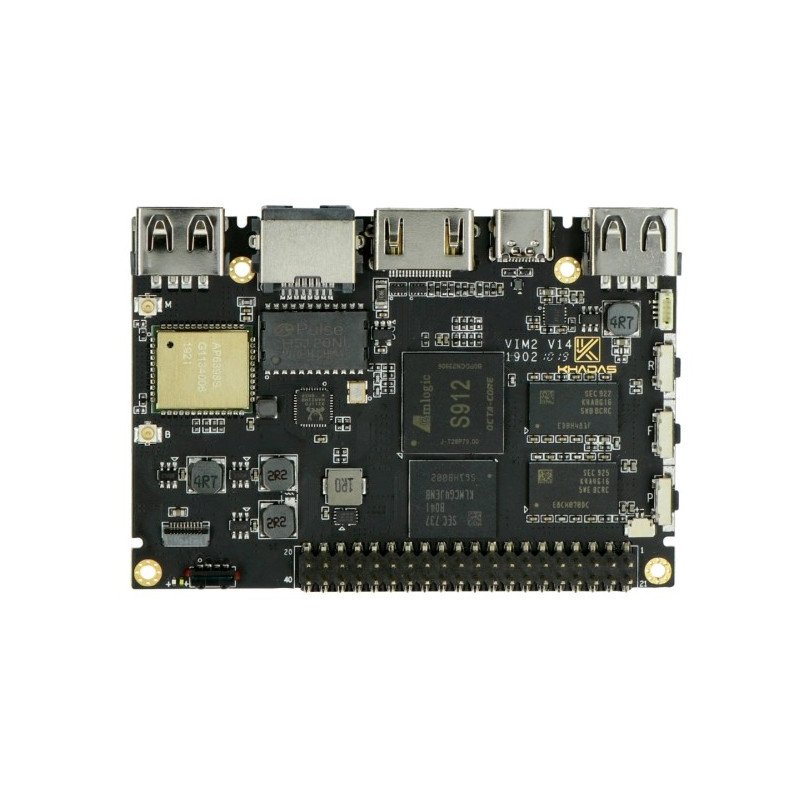 Khadas VIM2 Max - ARM Cortex A53 Octa-Core 1,5 GHz WiFi + 3 GB RAM + 64 GB eMMC