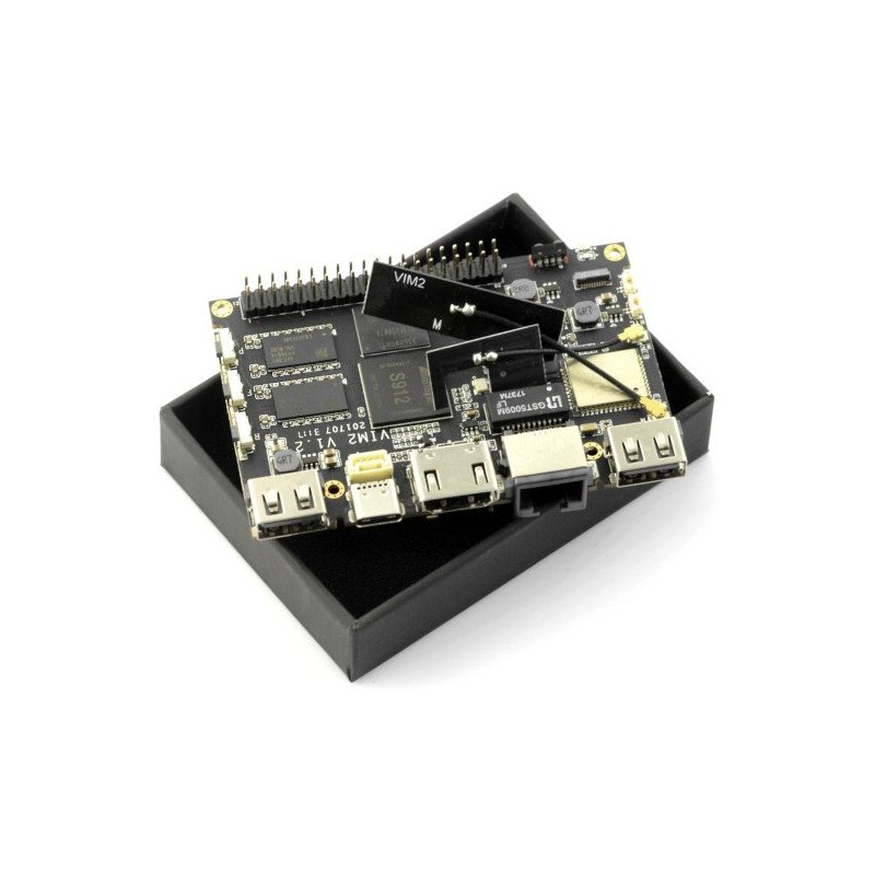 Khadas VIM2 Pro - ARM Cortex A53 Octa-Core 1,5 GHz WiFi + 3 GB RAM + 32 GB eMMC