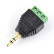 Jack 3,5 mm konektor se šroubovacím rychlospojkou