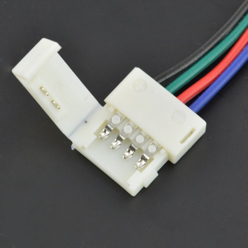 Konektor pro LED pásky 10mm 4pinový - s drátem