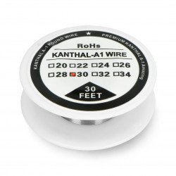 Odporový drát Kanthal A1 0,25 mm 23,3 Ω / m - 9,1 m