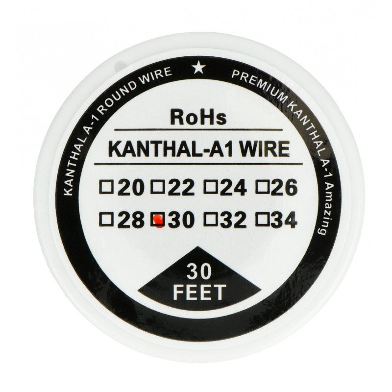 Odporový drát Kanthal A1 0,25 mm 23,3 Ω / m - 9,1 m