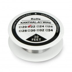 Odporový drát Kanthal A1 0,64 mm 4,9 Ω / m - 9,1 m