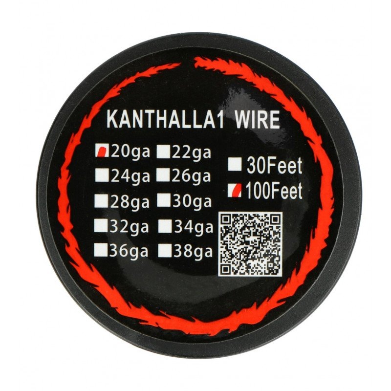 Odporový drát Kanthal A1 0,81 mm 2,85 Ω / m - 30,5 m