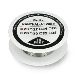 Odporový drát Kanthal A1 0,81 mm 2,85 Ω / m - 9,1 m