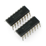 Logic CD4026 - digitální čítač, 7segmentový dekodér THT