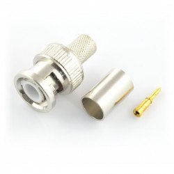 Krimpovací BNC zástrčka RG6U - 75 Ω