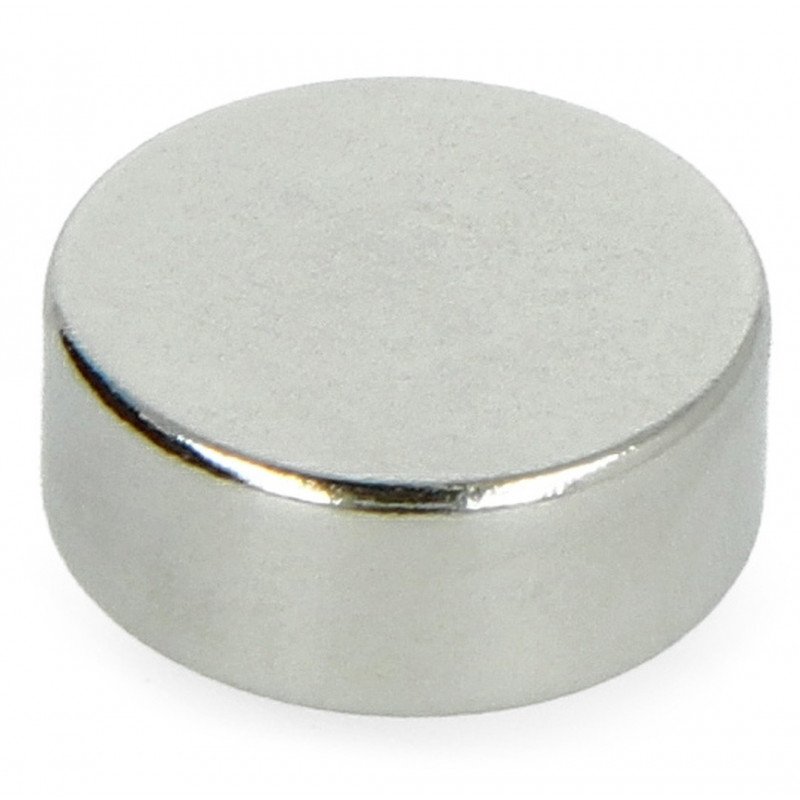 Kulatý neodymový magnet N35 / Ni - 10x4mm