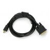Kabel DVI-HDMI s 1,5 m filtrem - zdjęcie 2