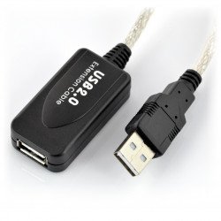 Aktivní USB prodlužovací kabel 5m