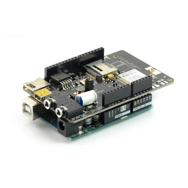 B-GSMGNSS Shield v2.105 GSM / GPRS / SMS / DTMF + GPS + Bluetooth - pro Arduino a Raspberry Pi