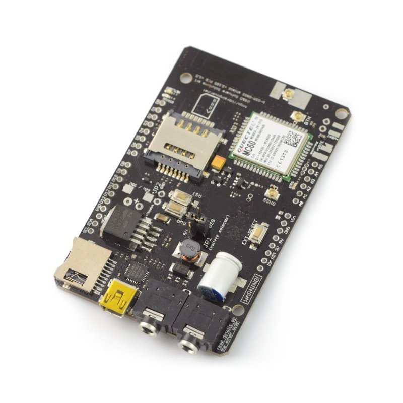 B-GSMGNSS Shield v2.105 GSM / GPRS / SMS / DTMF + GPS + Bluetooth - pro Arduino a Raspberry Pi