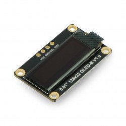 OLED displej, monochromatický grafický 0,91 '' 128x32px I2C - DFRobot DFR0648