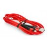 Kabel eXtreme Spider USB A - Lightning pro iPhone / iPad / iPod 1,5 m - červený - zdjęcie 3