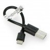 Nabíjecí a synchronizační kabel Goobay USB-C 0,1 m černý - zdjęcie 3