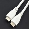 Kabel HDMI 2.0 - 2 m dlouhý - oficiální pro Raspberry Pi - bílý - zdjęcie 4