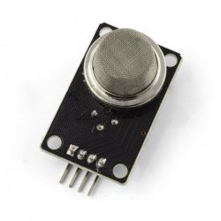 Detektor kouře a hořlavých plynů MQ-2 - polovodič - černý modul