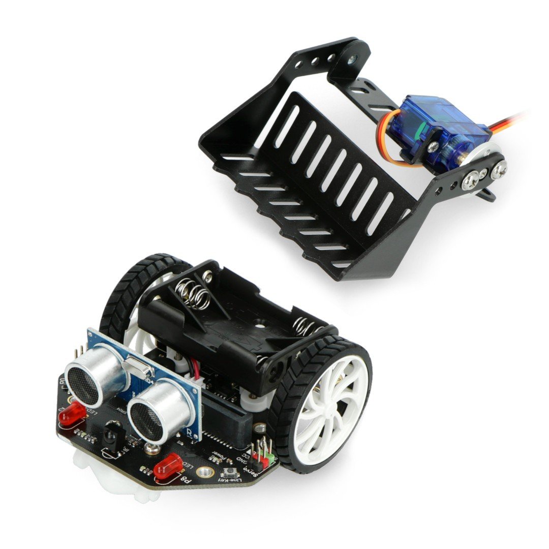 micro: Maqueen s mechanickou nabíječkou - robotická platforma pro micro: bit - DFRobot ROB0156-L-1