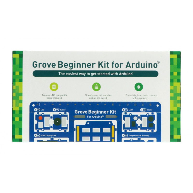 Grove - sada 10 senzorů s modulem Seeeduino Lotus pro začátečníky