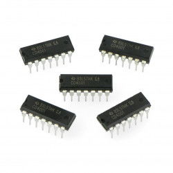 Logický obvod CD4001 4xNOR - 5 ks.