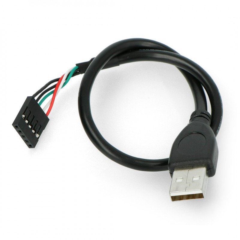 Kabel USB A se zásuvkou 1x5 - 0,3 m