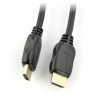Vyfukovací kabel HDMI 1.4 s feritovým filtrem - 3 m - zdjęcie 2