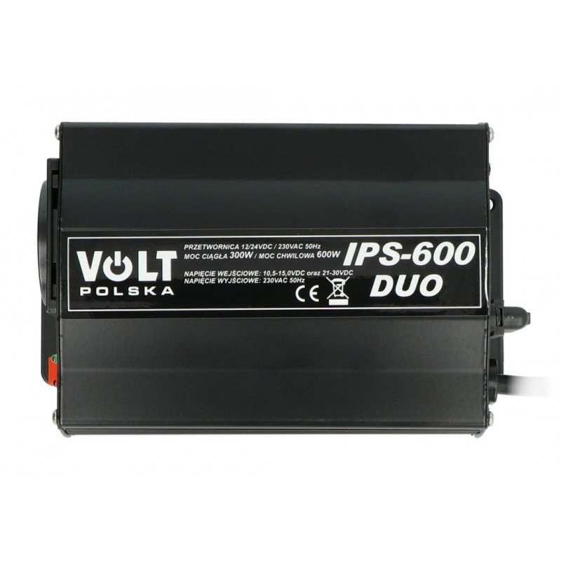 Měnič napětí IPS 600 DUO 12 / 24V / 230V 300 / 600W