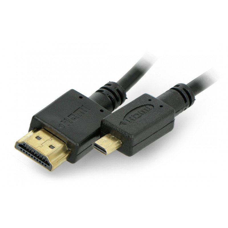 Gembird microHDMI - kabel HDMI v1.4 - černý 3m