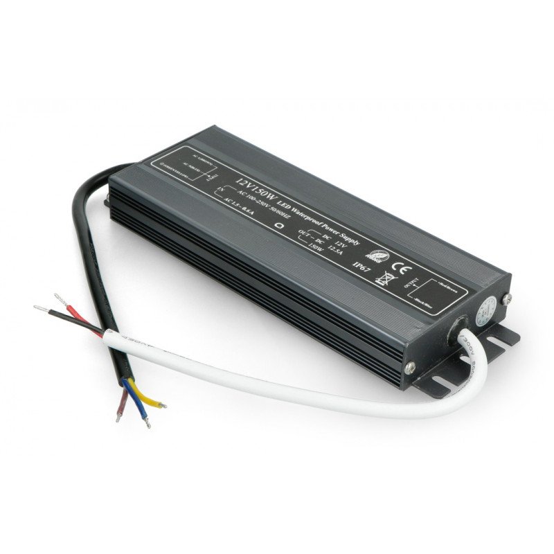 Napájecí zdroj pro LED pásky a pásky vodotěsné - 12V / 12,5A / 150W