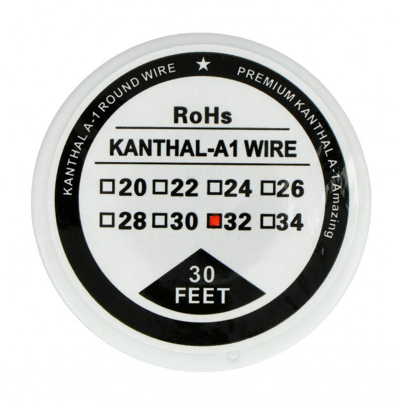 Odporový drát Kanthal A1 0,20 mm 44,7 Ω / m - 9,1 m