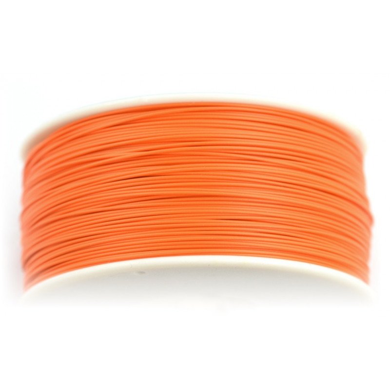 Drát z PVC 0,5 mm - oranžový - role 250 m