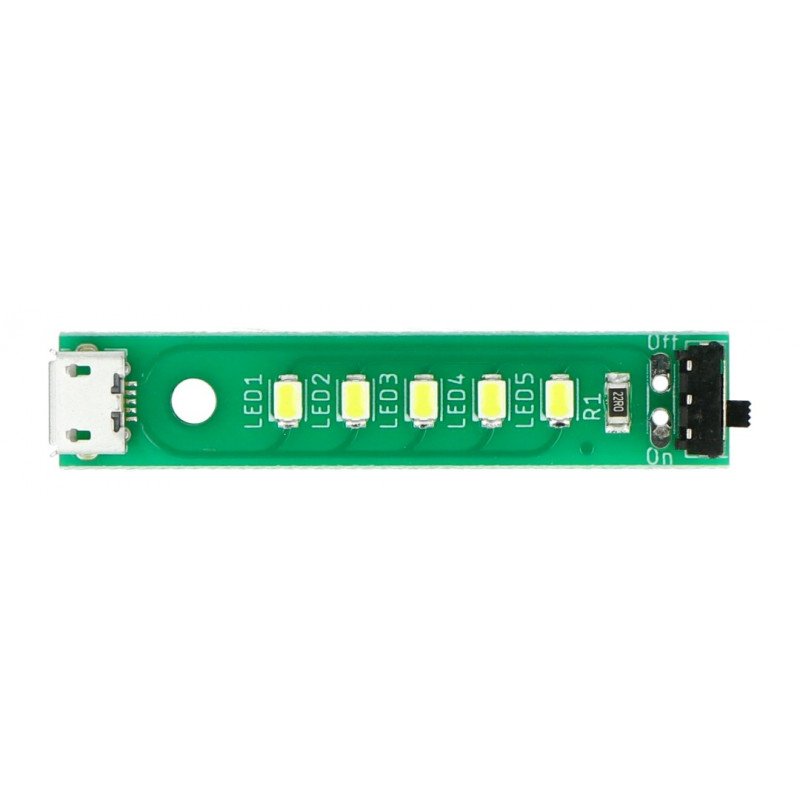 Kitronik USB LED pásek s vypínačem