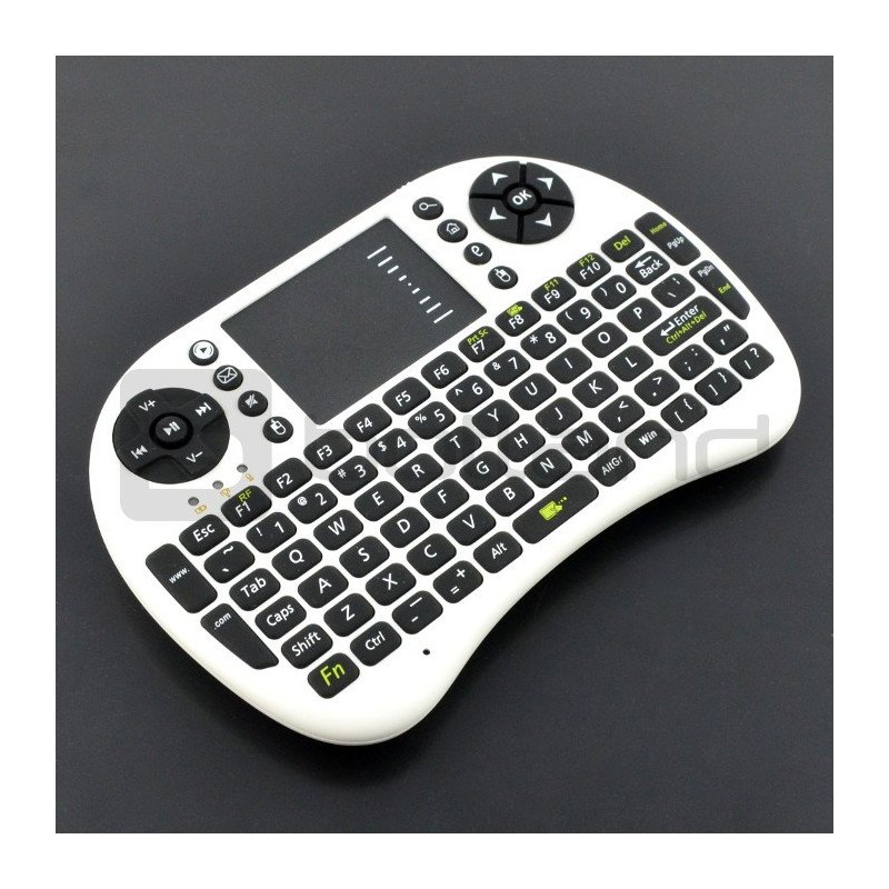 Bezdrátová klávesnice + touchpad Mini Key - bílá