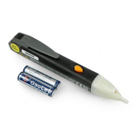 Bezkontaktní detektor napětí s baterkou Rebel RB-02 Bezkontaktní detektor napětí s baterkou Rebel RB-02