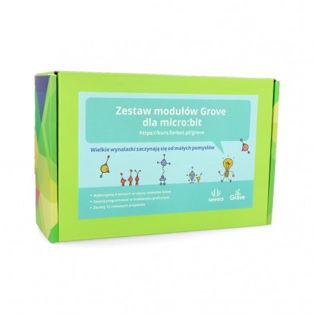 Micro: bit Grove Inventor Kit - kit pro děti (moduly + micro: Micro: bit Grove Inventor Kit - kit pro děti (moduly + micro: